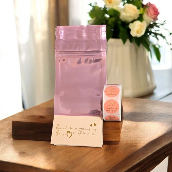 Thank You Cards and Stickers Bundle - Picture 1 of 3